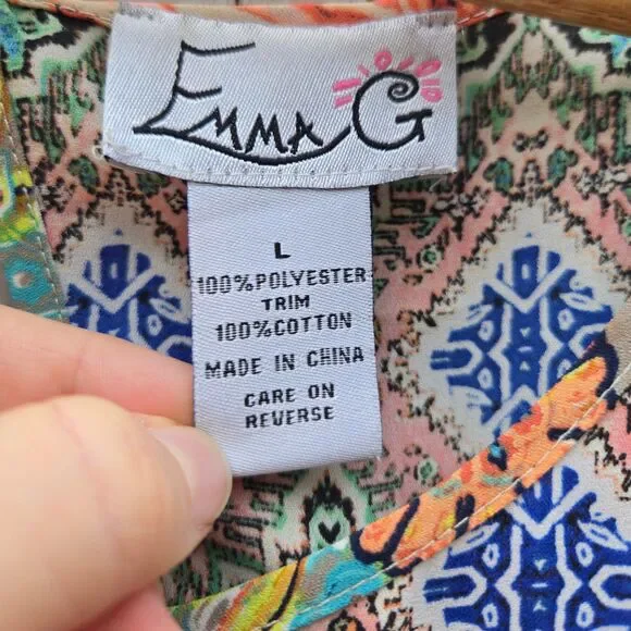 Y2K Flowy Fairycore Dreamy Bohemian Floral Sleeveless Whimsical Feminine Blouse - Picture 3 of 5